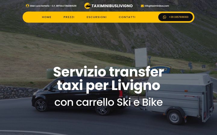 Skærmbillede af taximinibus.com