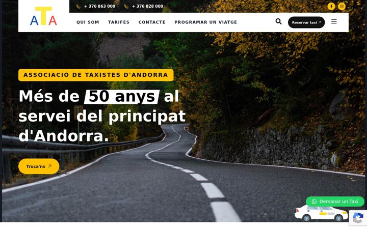 Screenshot of taxis.ad
