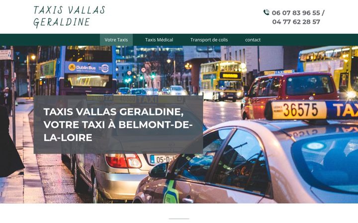 Screenshot von taxisvallas.fr