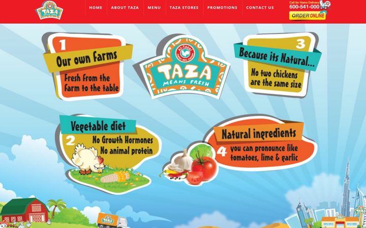 Screenshot stránky tazauae.com