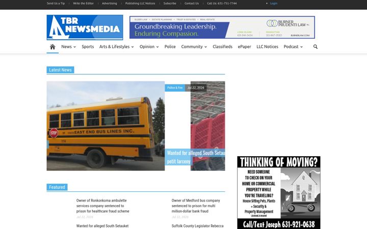 Captura de ecrã de tbrnewsmedia.com