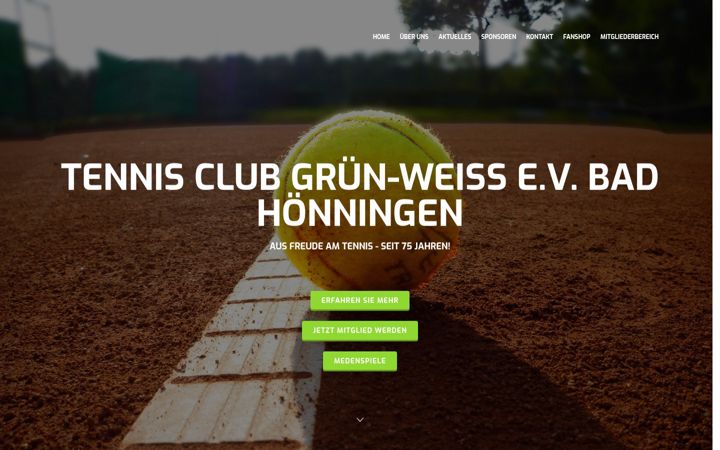 Zrzut ekranu tc-bad-hoenningen.de