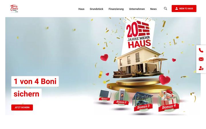 Screenshot of tc-haus.at