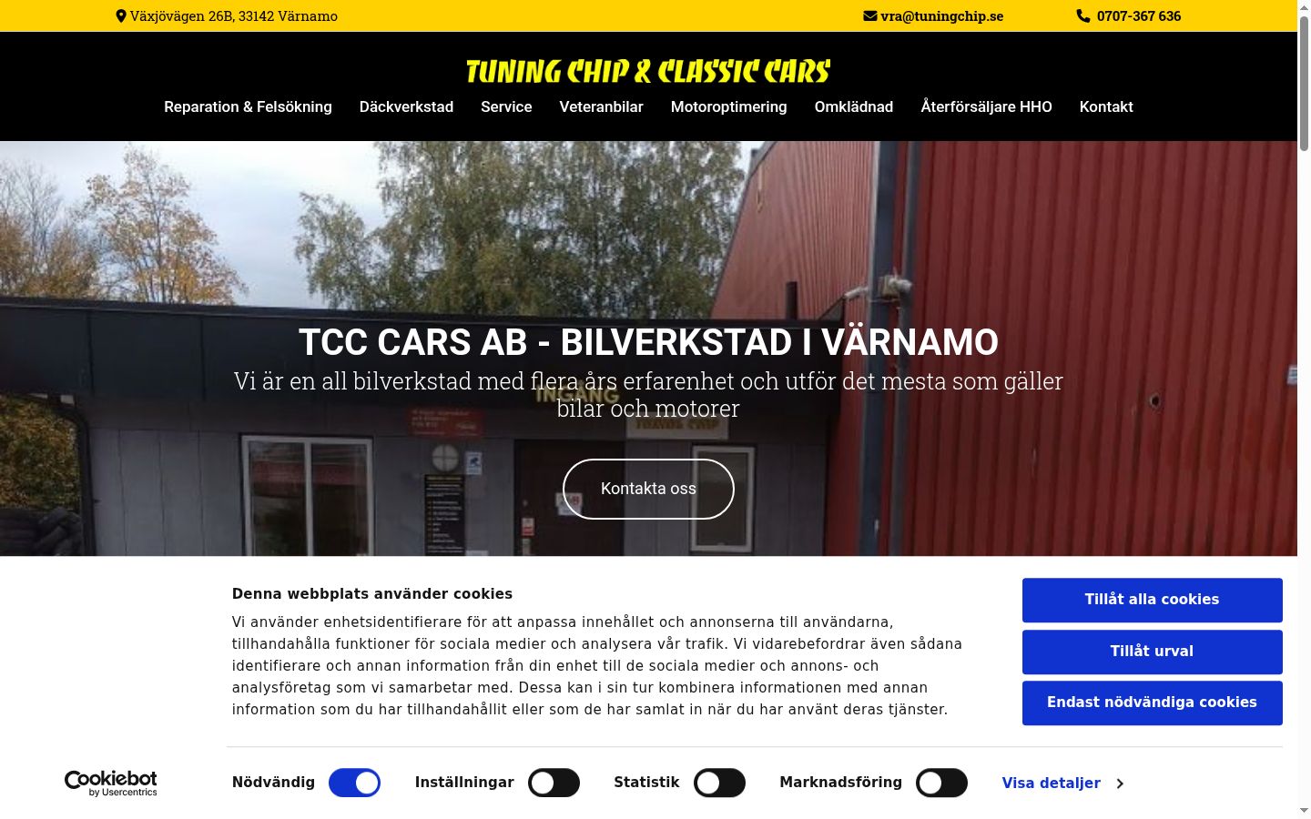 Screenshot tal-banner tal-kunsens muri qabel kwalunkwe interazzjoni