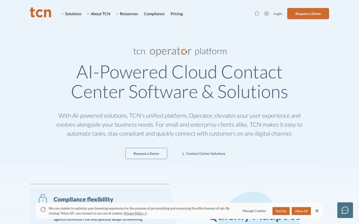 Screenshot of tcn.com