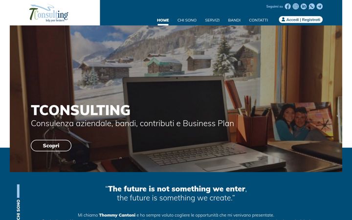 Ekrānuzņēmums no tconsultinglivigno.com