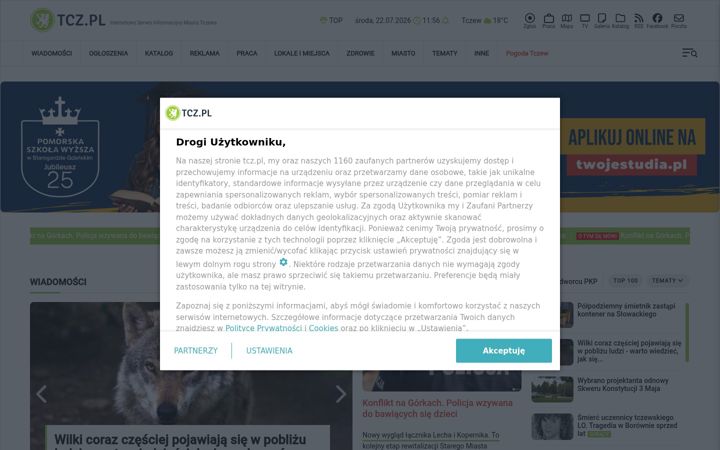 Screenshot of tcz.pl