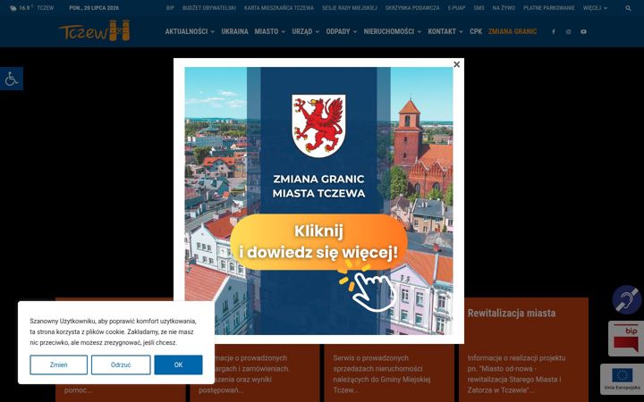 Screenshot of tczew.pl