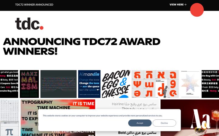 Skjámynd af tdc.org