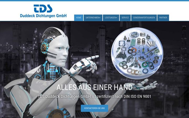 Skjermbilde av tds-dichtungen.de
