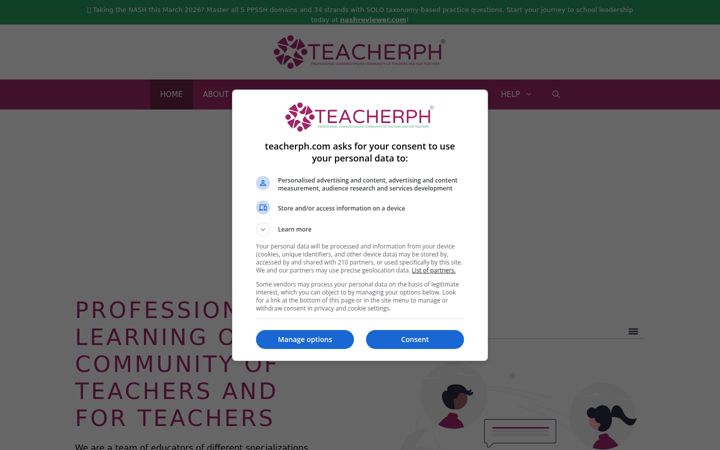 Screenshot of teacherph.com