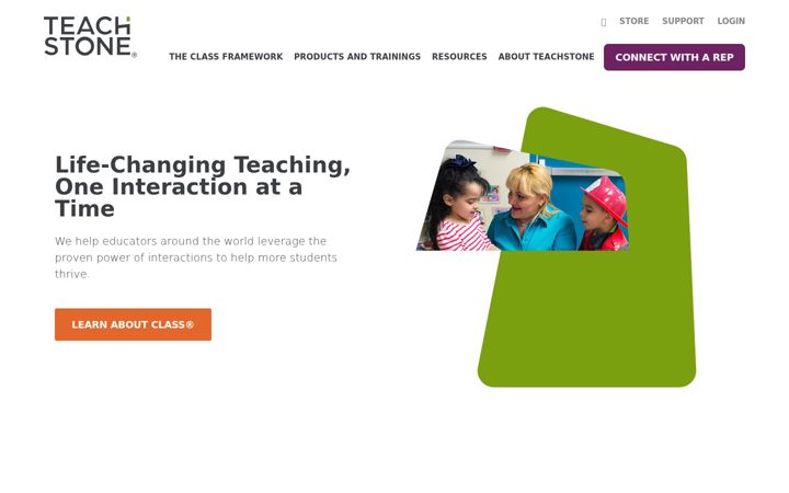 Screenshot von teachstone.com