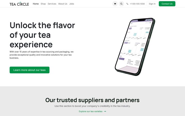 Screenshot of teacircle.co.in
