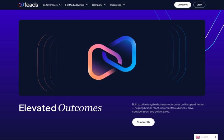 Screenshot of teads.com