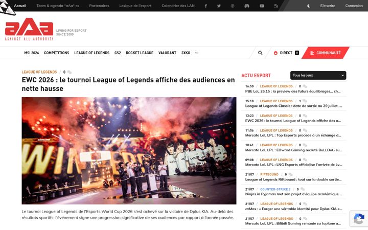 Screenshot του team-aaa.com