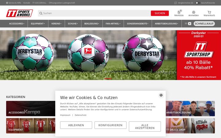 Screenshot of team-trend.de