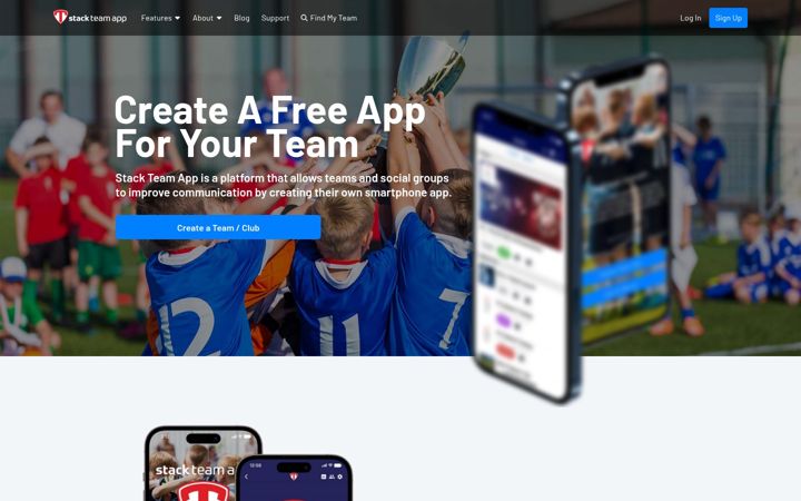 Snímek obrazovky teamapp.com