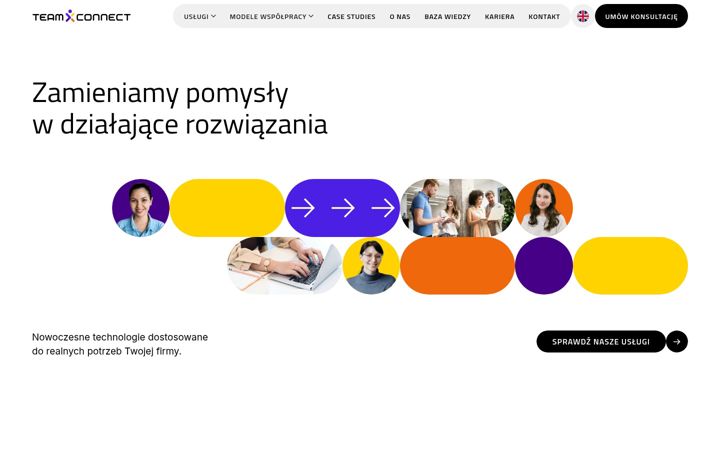 Screenshot of teamconnect.pl