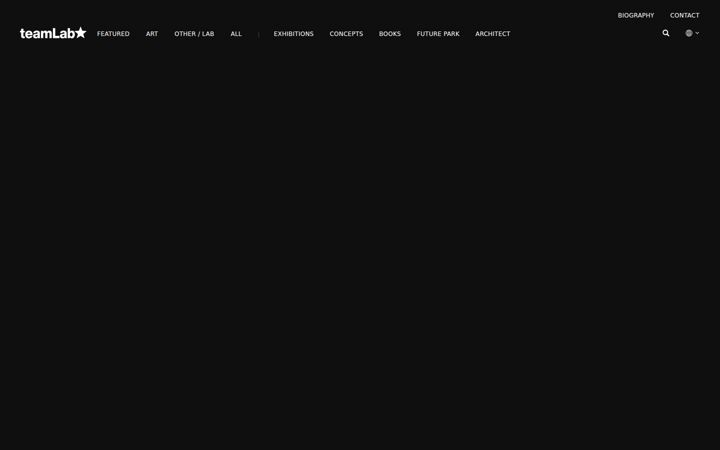 Screenshot of teamlab.art