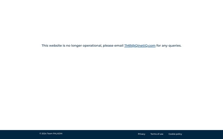 Screenshot of teampaladin.uk