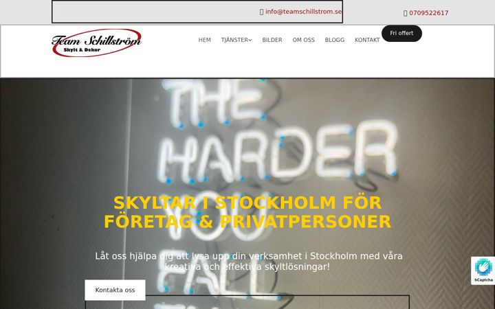 Screenshot ta' teamschillstrom.se