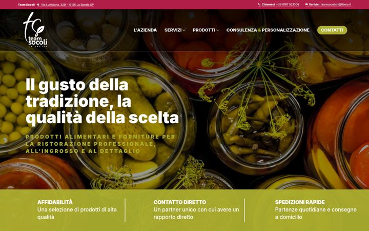 Screenshot ta' teamsocoli.com
