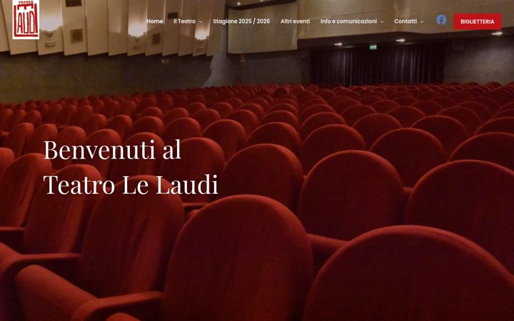 Screenshot of teatrolelaudi.it