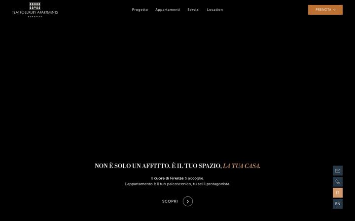 Screenshot of teatroluxuryapartmentsfirenze.it