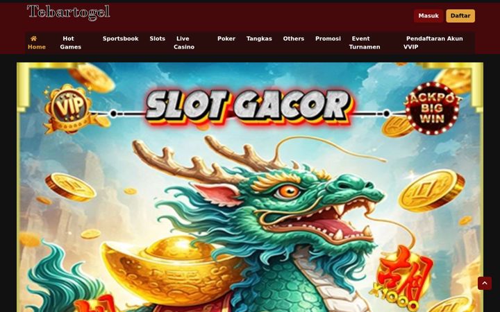 Screenshot of tebartogel.net