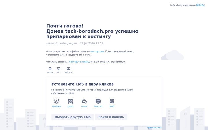 Screenshot of tech-borodach.pro