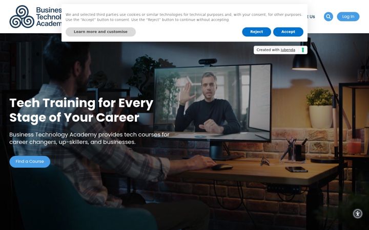 Screenshot of techacademy.ie