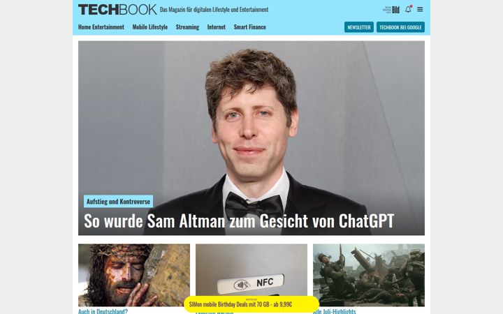 Screenshot of techbook.de