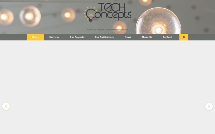 Kuvakaappaus sivustosta techconcepts.eu