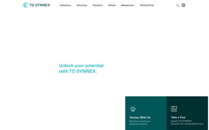 Screenshot of techdata.com