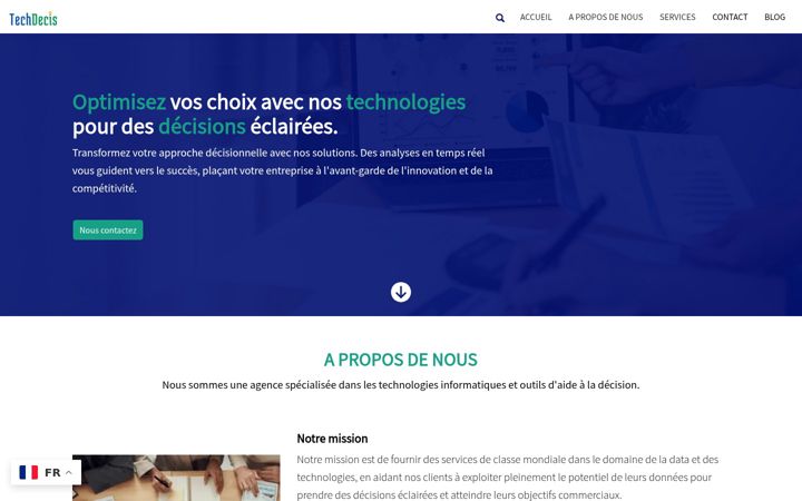 Skärmbild av techdecis.com