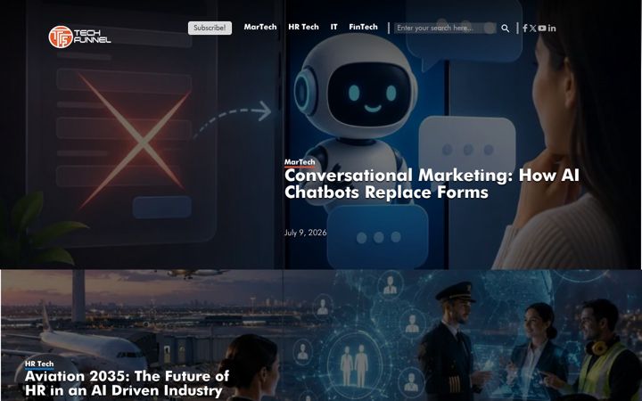 Screenshot of techfunnel.com