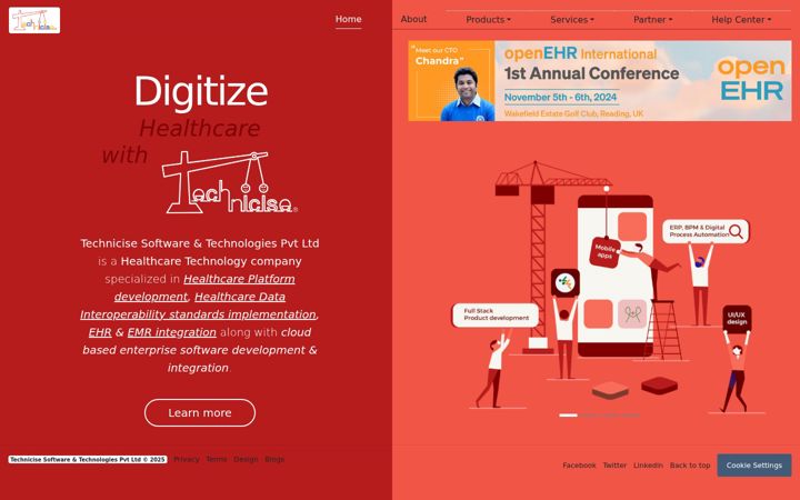 Screenshot of technicise.com