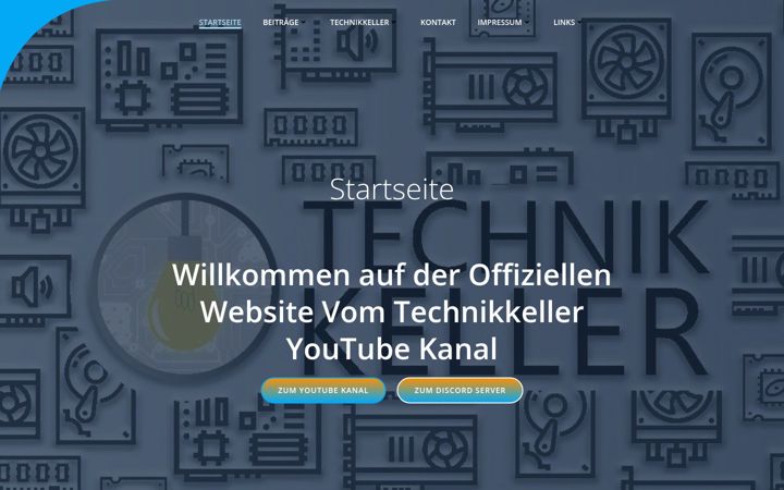 Kuvakaappaus sivustosta technikkeller.org