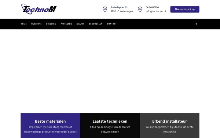 Snímek obrazovky techno-m.nl