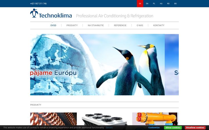 Ekrānuzņēmums no technoklima.com