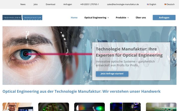 Screenshot di technologie-manufaktur.de