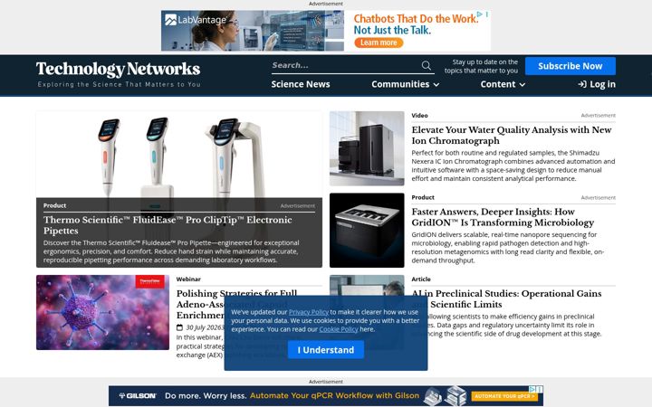Screenshot του technologynetworks.com