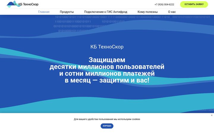 Screenshot of technoscore.ru