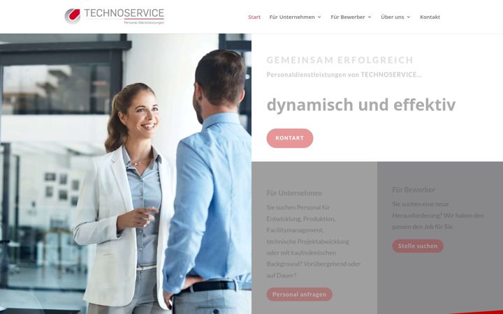 Skærmbillede af technoservice-online.de