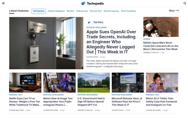 Screenshot di techopedia.com