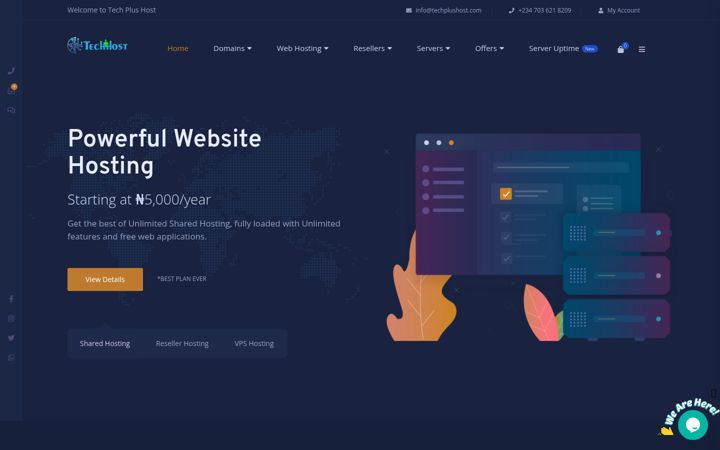Screenshot of techplushost.com