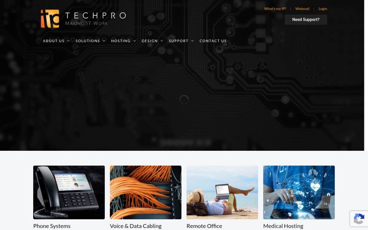 Screenshot von techpro.com