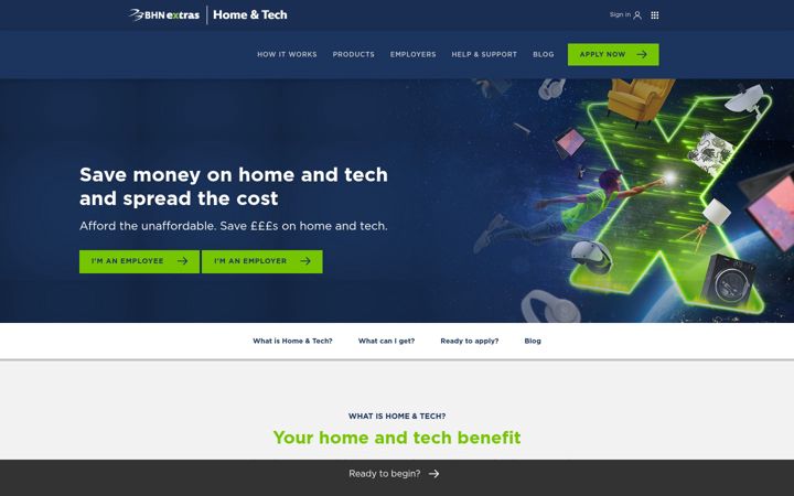 Screenshot ta' techscheme.co.uk