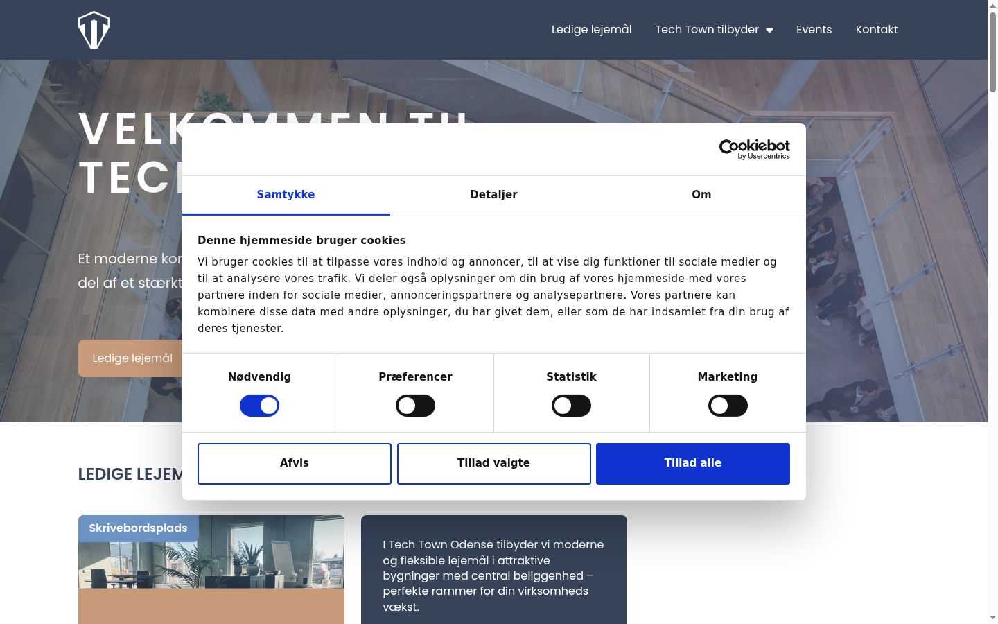 Sutikimo reklamjuostės, rodytos prieš bet kokią sąveiką, ekrano kopija