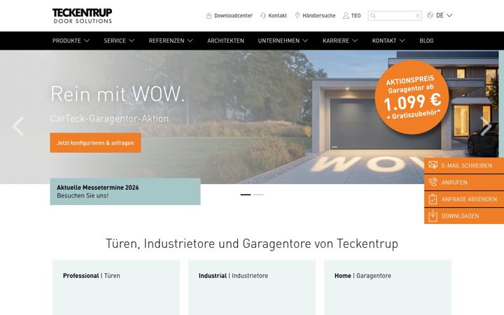 Screenshot of teckentrup.biz